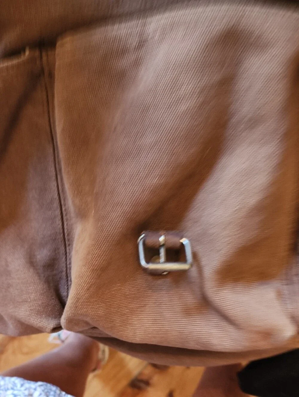 Rothco Two-Tone Brown Canvas & Leather Messenger Bag